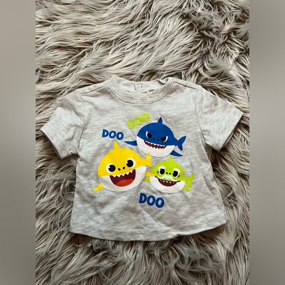 New 0/3 Month Pink Fong Baby Shark 3p Set - Picture 6 of 7